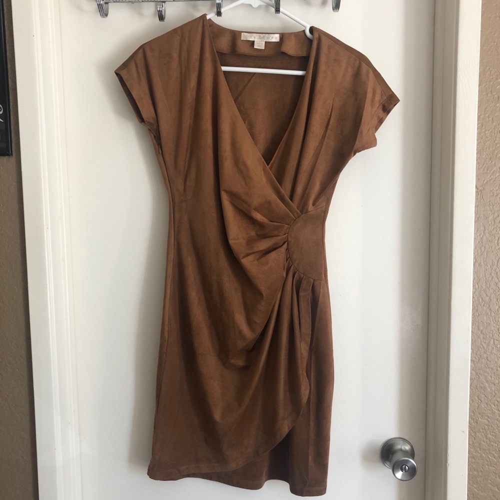 Suede like dress